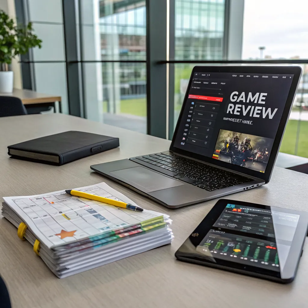 Game review workflow and analysis setup